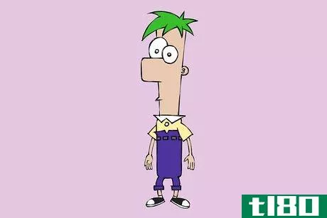 Image titled Draw Ferb Fletcher from Phineas and Ferb Step 8