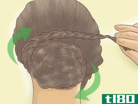 Image titled Do a Braided Flower Crown Hairstyle Step 19