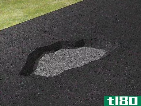 如何在沥青车道上修一个洞(fix a hole in an asphalt driveway)
