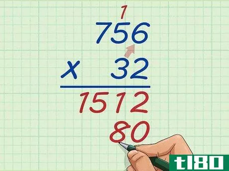 Image titled Do Long Multiplication Step 6