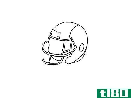 Image titled Draw a Football Helmet Step 17