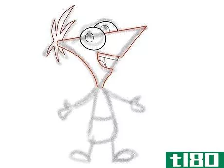 Image titled Draw Phineas Flynn from Phineas and Ferb Step 27