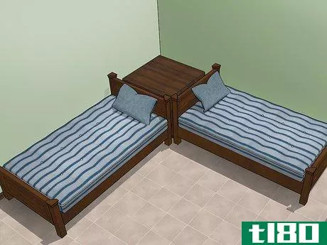 Image titled Fit Two Twin Beds in a Small Room Step 5