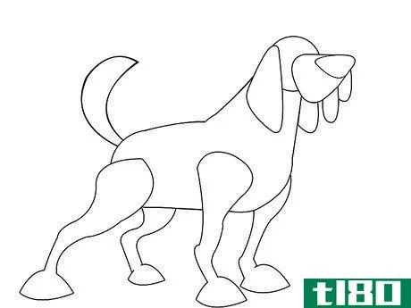 Image titled Draw a Hound Dog Step 6