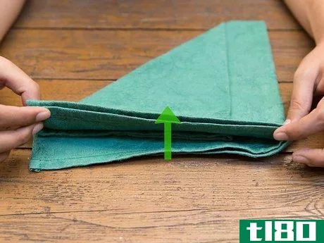 Image titled Fold a Napkin Like a Boat Step 10