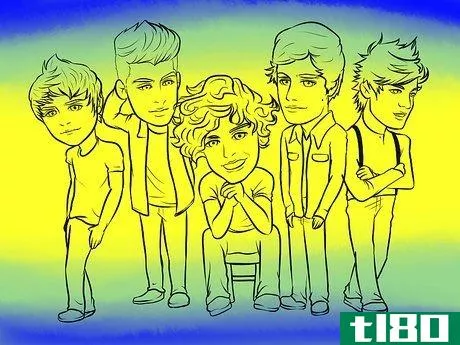 Image titled Draw One Direction Step 18