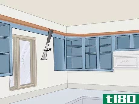 Image titled Extend Cabinets to the Ceiling Step 1