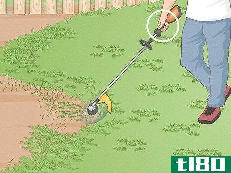 Image titled Edge a Lawn with String Trimmer Step 6