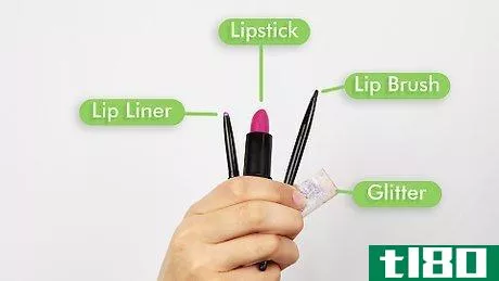 Image titled Get Glitter Lips Step 1