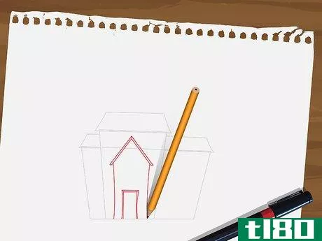 Image titled Draw a Haunted House Step 3