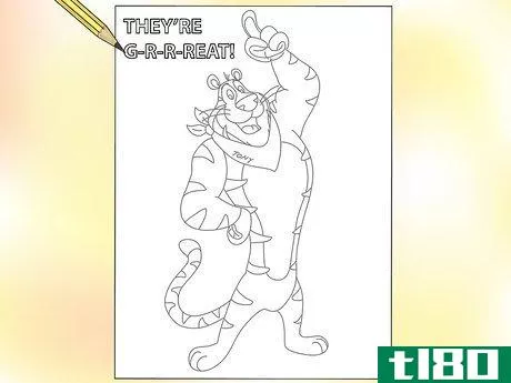 Image titled Draw and Color Tony the Tiger Step 10