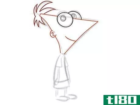 Image titled Draw Phineas Flynn from Phineas and Ferb Step 13