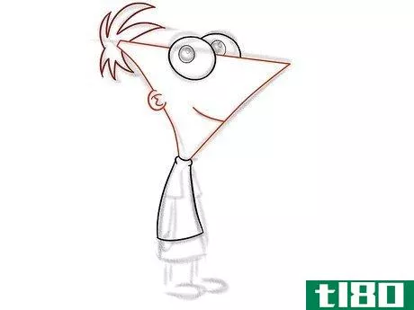 Image titled Draw Phineas Flynn from Phineas and Ferb Step 14