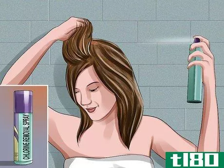 Image titled Get Chlorine Out of Your Hair Step 2