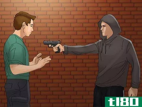 Image titled Disarm a Criminal with a Handgun Step 1