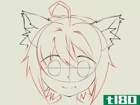Image titled Draw an Anime Cat Girl Step 06
