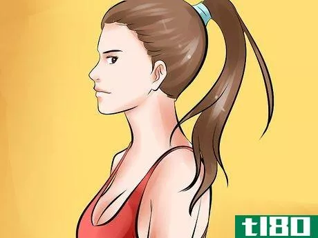 Image titled Do a Neat Middle Height Ponytail Step 6