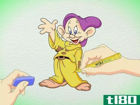 Image titled Draw Dopey from the Seven Dwarfs Step 7