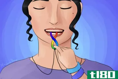 Image titled Woman Chews Autism Necklace.png