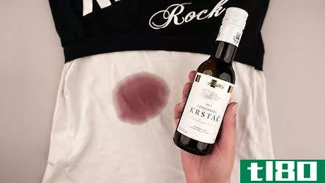 Image titled Does White Wine Remove Red Wine Stains Step 1