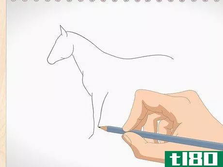 Image titled Draw a Simple Horse Step 7