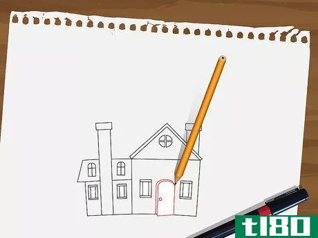 Image titled Draw a Haunted House Step 13