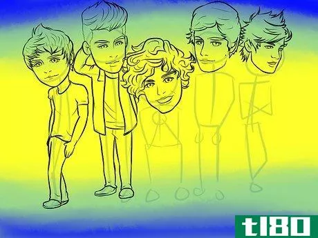 Image titled Draw One Direction Step 14