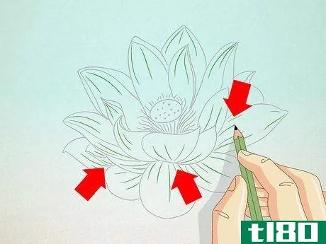Image titled Draw a Lotus Flower Step 5