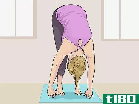Image titled Do Standing Splits at the Wall in Yoga Step 6