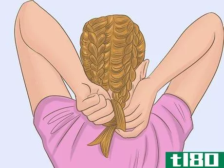 Image titled French Braid Short Hair Step 23