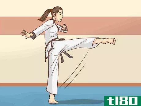 Image titled Get Better in Tae kwon do Poomsae Step 9