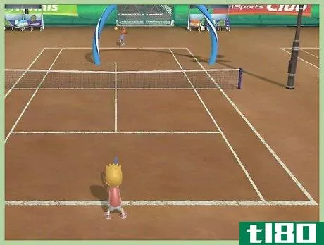 Image titled Do a Fast Ball in Tennis in Wii Sports Step 2