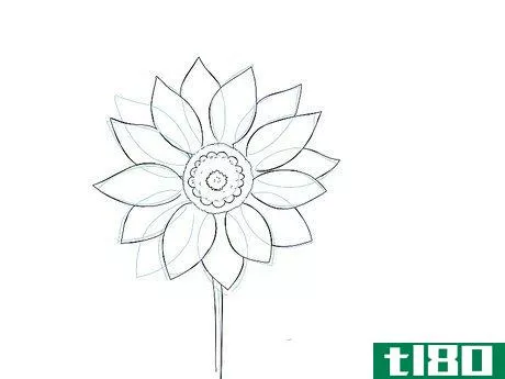 Image titled Draw a Flower Step 7