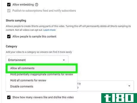 Image titled Enable Comments on YouTube Step 15
