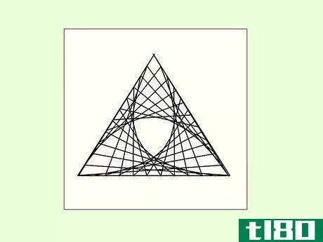 Image titled Draw a Parabolic Curve (a Curve with Straight Lines) Step 24