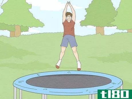 Image titled Exercise on a Trampoline Step 11