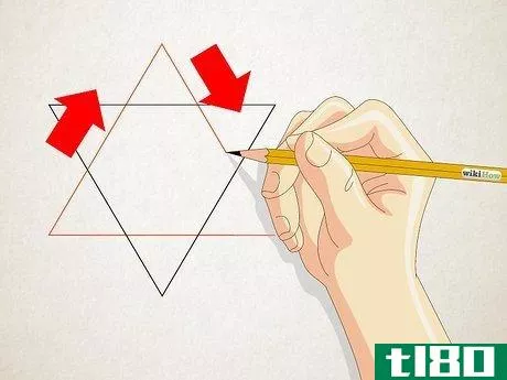 Image titled Draw the Star of David Step 2
