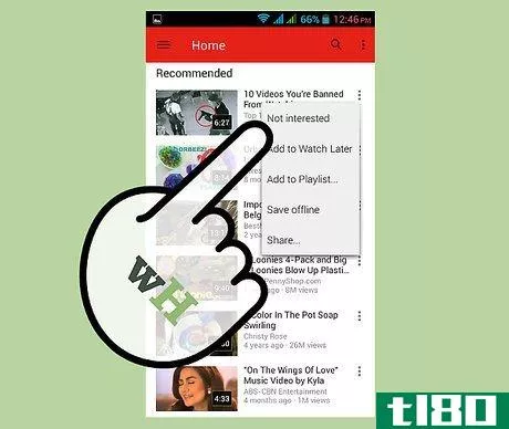 Image titled Delete Recommended Videos of YouTube in Android Step 6