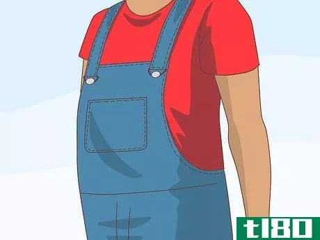 Image titled Dress Up As Mario from Super Mario Bros Step 4