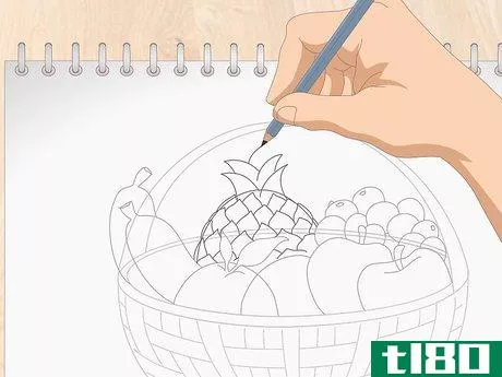 Image titled Draw a Basket of Fruit Step 11
