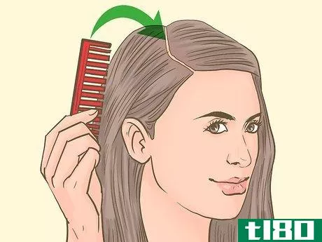 Image titled French Braid Short Hair Step 2