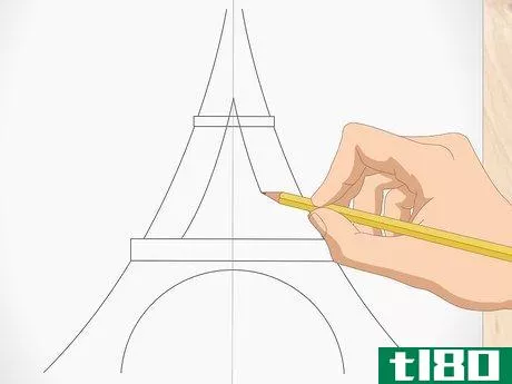 Image titled Draw the Eiffel Tower Step 14