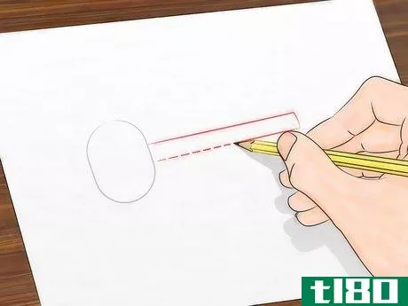 Image titled Draw a Key Step 2