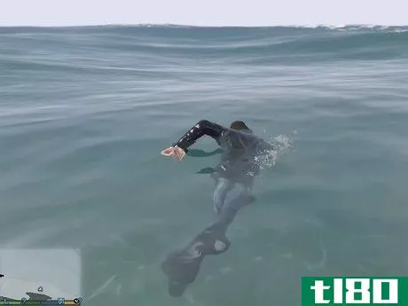 Image titled Dive and Swim Underwater in GTA V Step 2