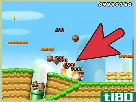 Image titled Destroy a Goomba in Super Mario Bros Step 8