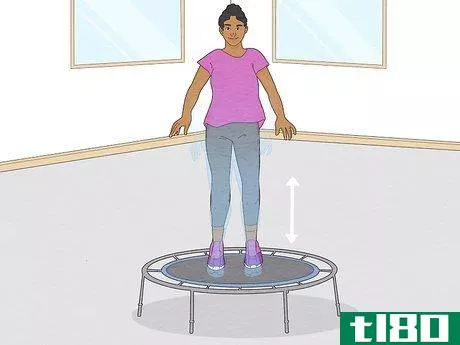 Image titled Exercise on a Trampoline Step 2