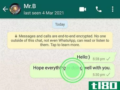 Image titled Delete Old Messages on WhatsApp Step 4