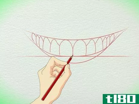 Image titled Draw Teeth Step 7