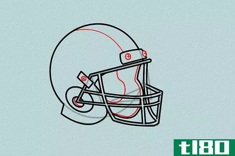 Image titled Draw a Football Helmet Step 15