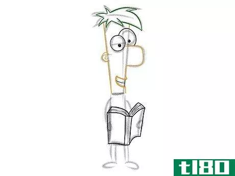 Image titled Draw Ferb Fletcher from Phineas and Ferb Step 24
